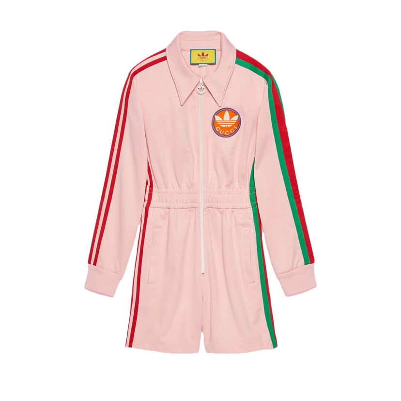 Overal Gucci adidas x Short Jumpsuit Pink Ružová | 697274 XJEAZ 5307