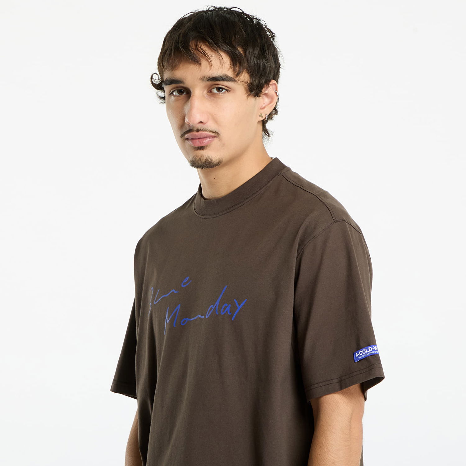 Tričko A-COLD-WALL* A-COLD-WALL* Blue Monday T-Shirt Hnedá | ACWMTS232 Brown, 1