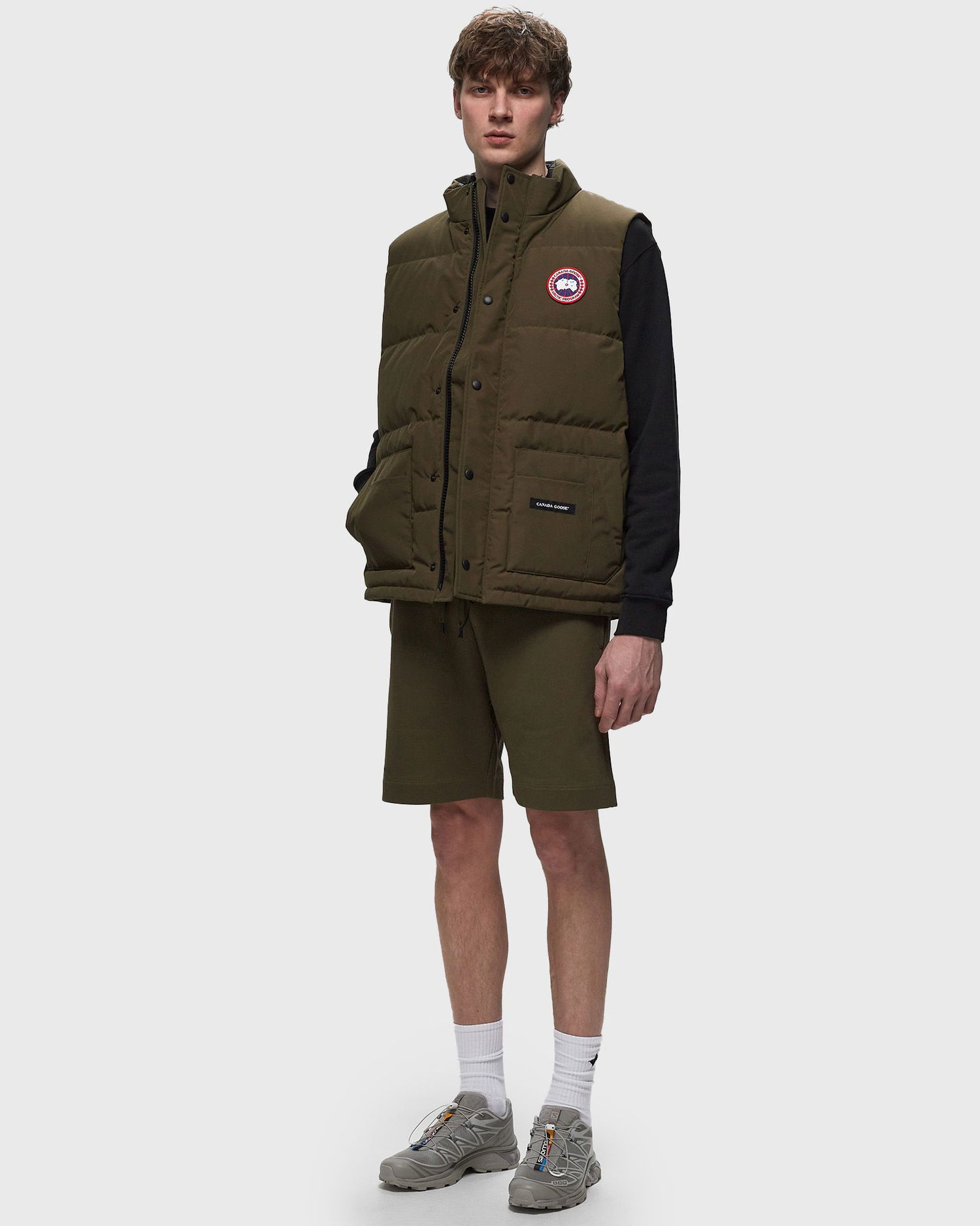 Vesta Canada Goose Freestyle Crew Vest Zelené | 2054M-49, 1