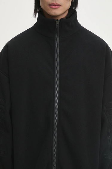 Mikina VETEMENTS VETEMENTS Metal Sleeves Fleece Oversize Jacket Čierna | UA66JA380B, 3