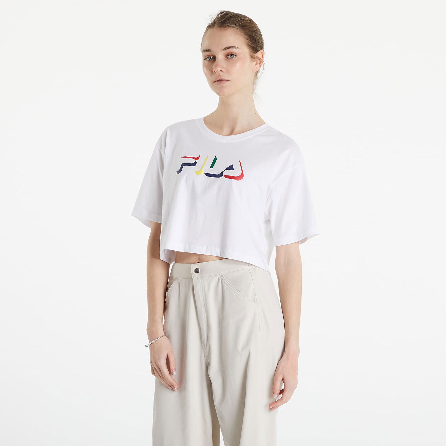 Tričko FILA Boituva Tee Biela | FAW0100, 0