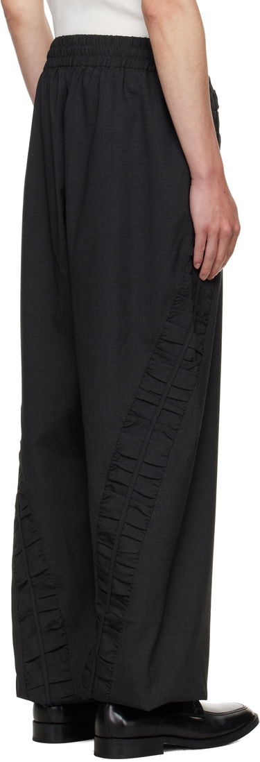 Nohavice sage NATION SAGE NATION Fossil Trousers Čierna | S054 FOSSIL TROUSER TROPICAL W, 2