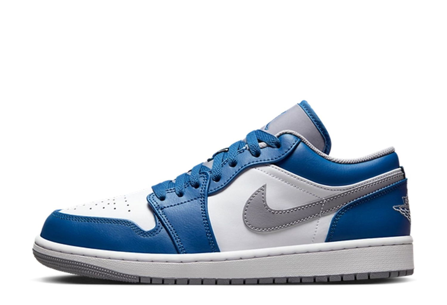 Tenisky a topánky Jordan Air Jordan 1 Low "True Blue Cement" Modrá | 553558-412, 1