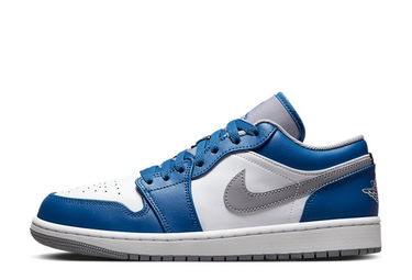 Tenisky a topánky Jordan Air Jordan 1 Low "True Blue Cement" Modrá | 553558-412, 1
