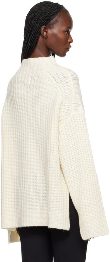 Sveter Loulou de Saison Loulou de Saison Bera Turtleneck Sweater Biela | BERA, 2