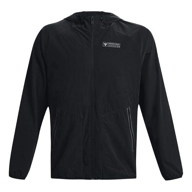 Vetrovka Under Armour Project Rock Men's Unstoppable  Woven Training Jacket Čierna | 1377425-001