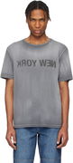 Helmut Lang Garment-Dyed 'New York' Tee