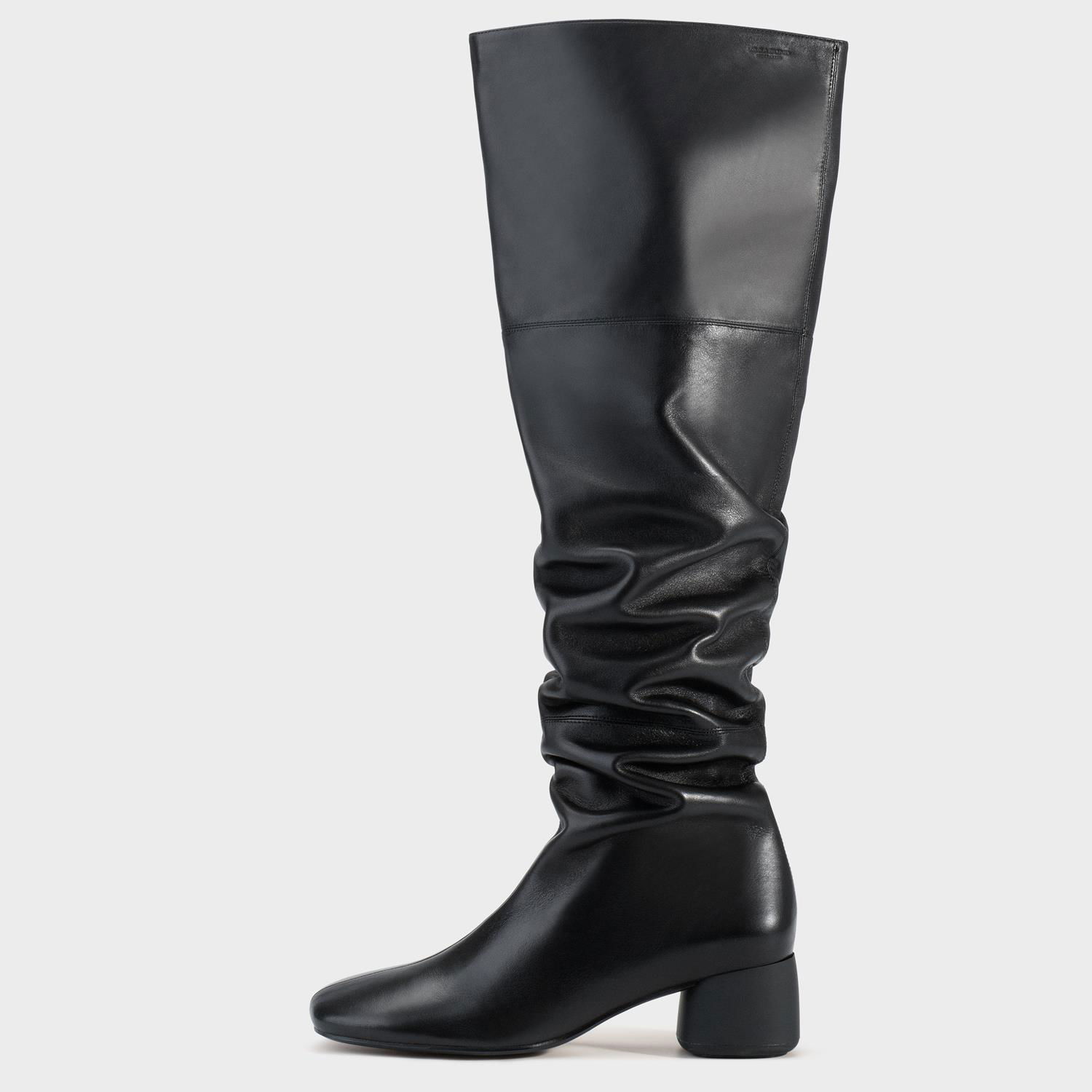 Tenisky a topánky Vagabond Vagabond Livia Slouch Leather Boots Čierna | 6056-501-20, 0