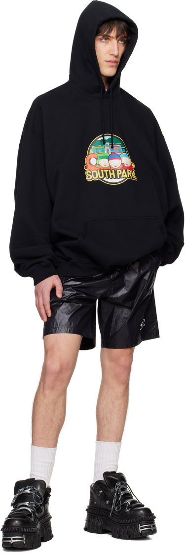 Šortky VETEMENTS Vetements Oval Logo Swim Shorts Čierna | MA66SW100B, 3