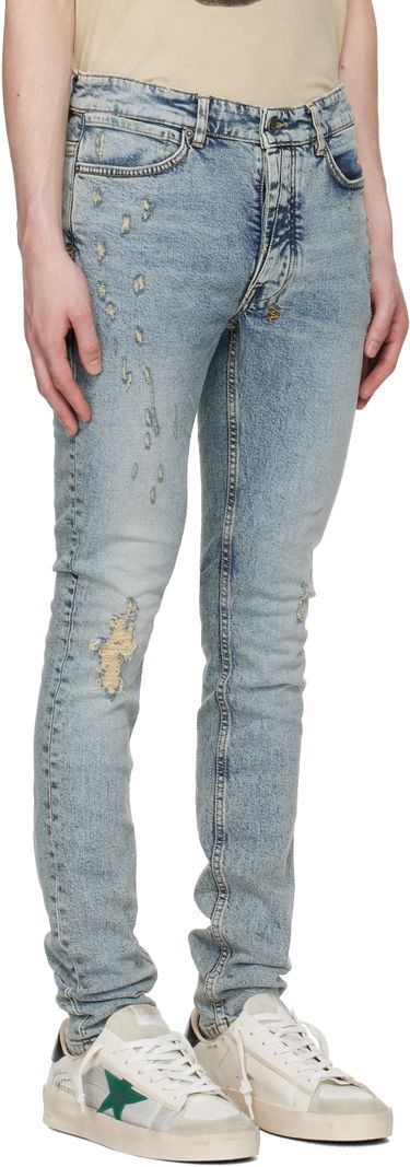 Džínsy Ksubi Ksubi Van Winkle Distressed Slim Jeans Modrá | MSP25DJ017, 1