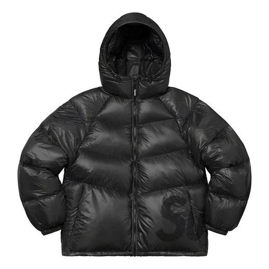 Prešívaná bunda Supreme Hooded Down Jacket Čierna | SUP-FW20-258, 0
