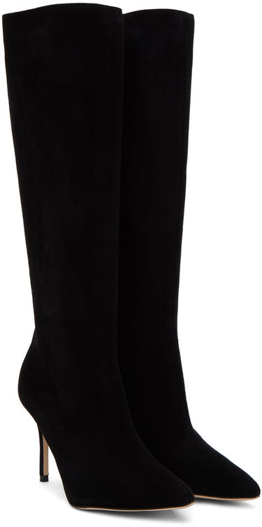 Oblečenie Manolo Blahnik Manolo Blahnik Oculara Suede Tall Boots Čierna | 322-2404-0003, 3