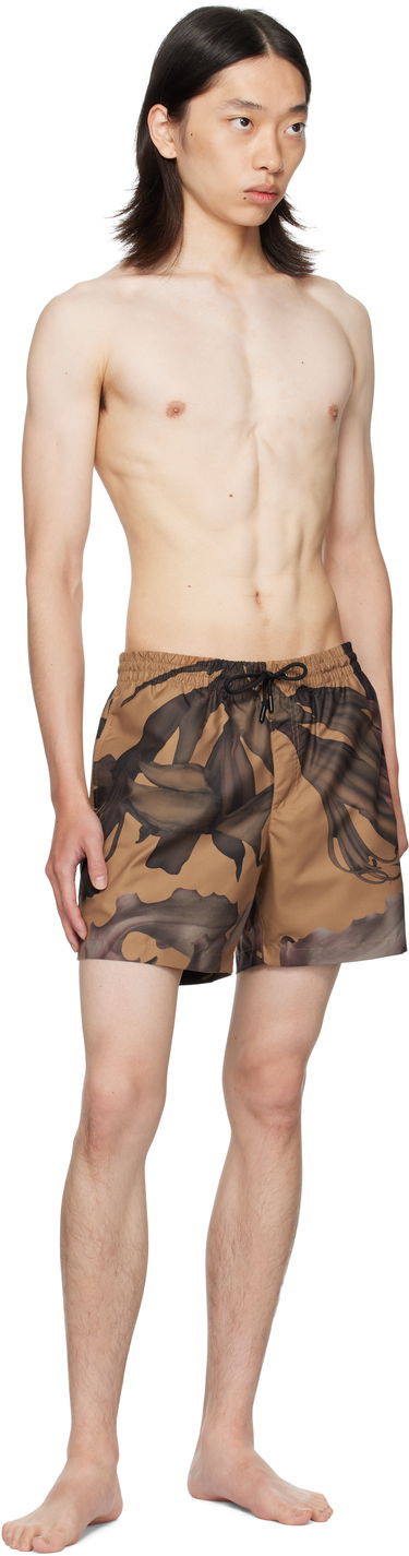 Plavky Dries Van Noten Dries Van Noten Patterned Swim Shorts Hnedá | 252-022500-2271, 3