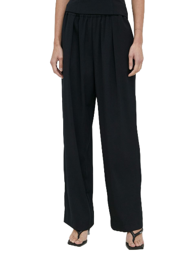 Nohavice Samsoe Samsoe Julia Elasticated Trousers Čierna | F23100048