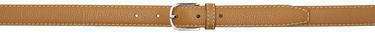 Opasok TOTEME TOTEME Slim Trouser Leather Belt Hnedá | 233-812-613, 0
