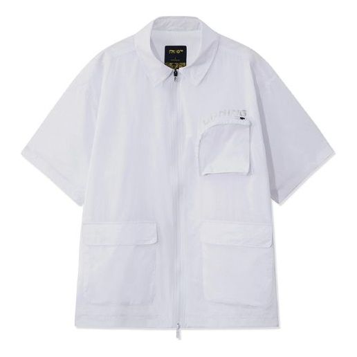 Košeľa Li-Ning Loose Fit Shirt Biela | ASHR129-1