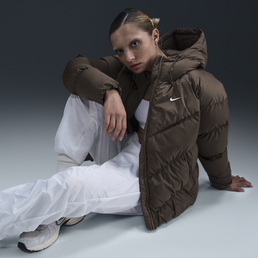 Prešívaná bunda Nike Puffer Jacket Windpuffer Hnedá | HF7865-004, 4