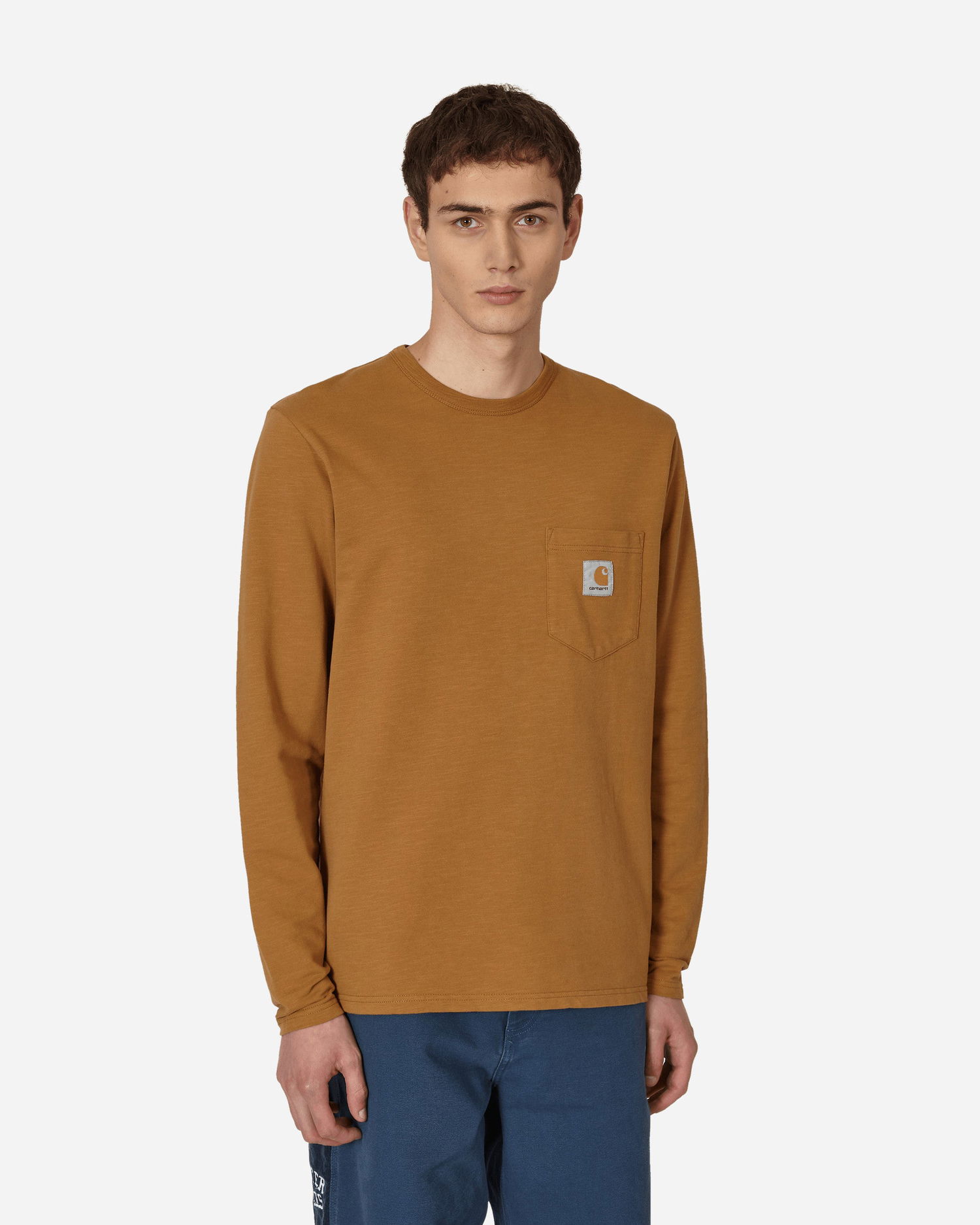 Mikina Carhartt WIP Slub Yarn Pocket Hnedá | I030025 RIXX, 0