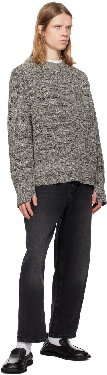 Sveter Studio Nicholson Studio Nicholson Coe Knit Sweater Šedá | COE SNM - 1114, 3