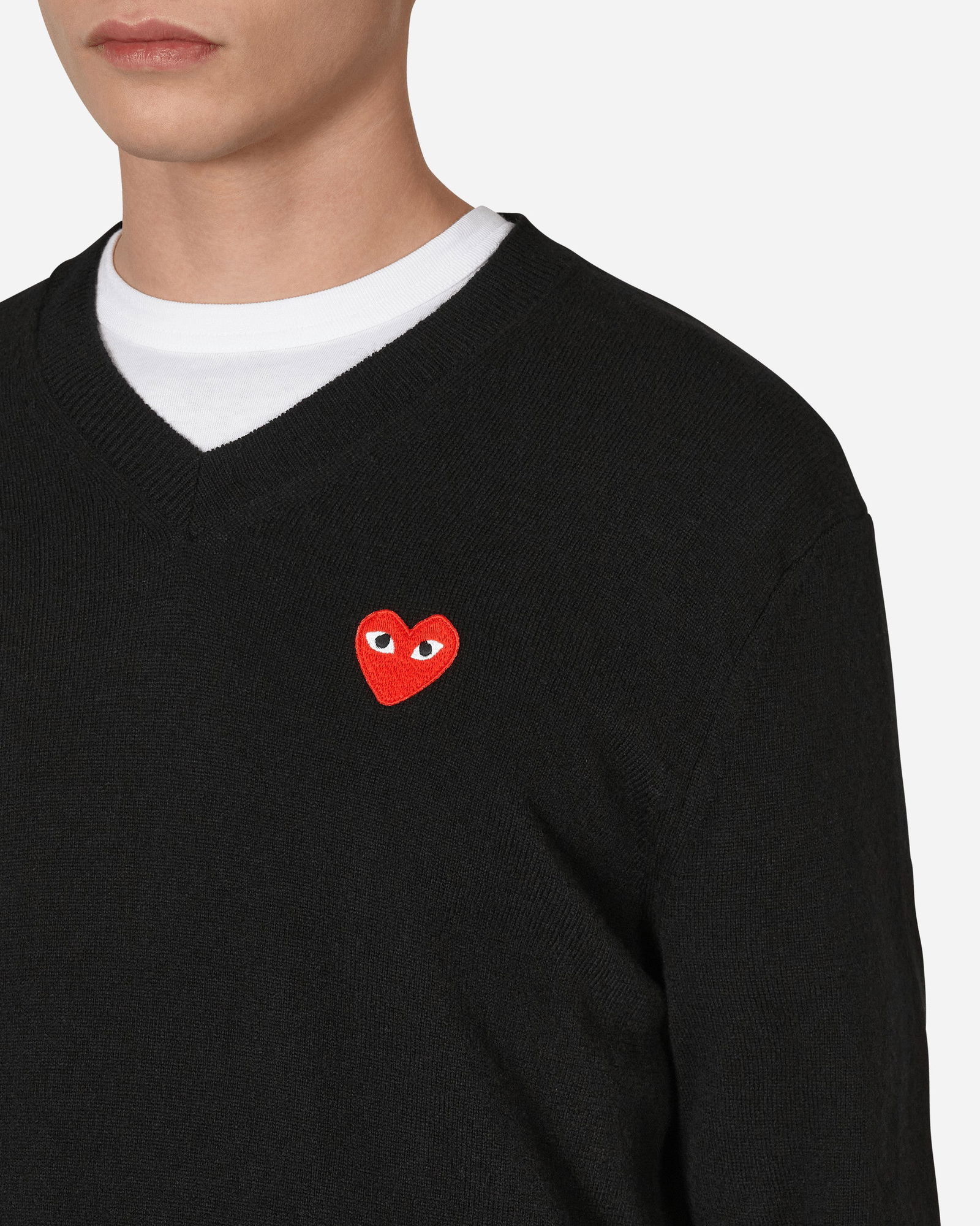 Heart V-Neck Sweater