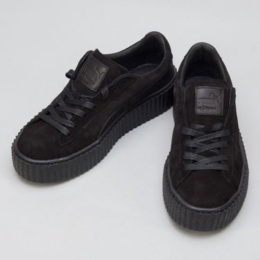 Tenisky a topánky Puma Suede Creepers Satin Rihanna black - black Čierna | 362268 01, 2
