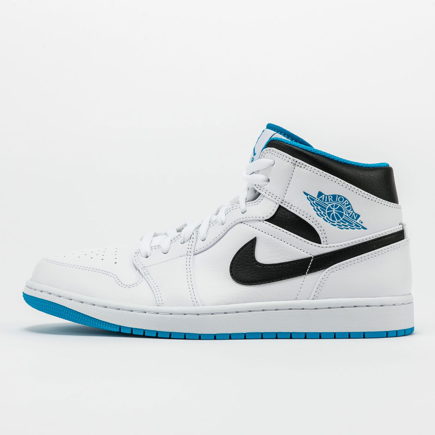 Tenisky a topánky Jordan Air Jordan 1 Mid "Laser Blue" Biela | 554724-141, 0