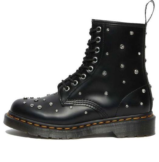 Tenisky a topánky Dr. Martens Swarovski x 1460 Crystal Boots Čierna | 27208001