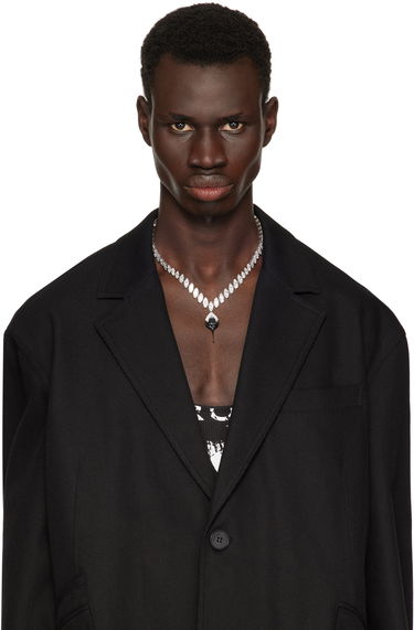 Náhrdelník Ottolinger Ottolinger Exclusive Diamond Dip Stingray Necklace Metalická | Diamond Drop Necklace, 3