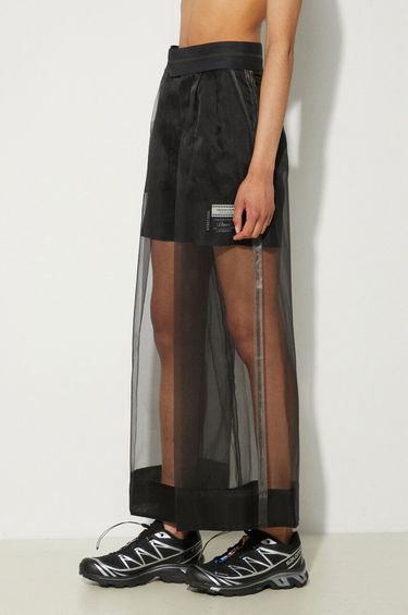 Sukňa UNDERCOVER Undercover High Waist Sheer Overlay Shorts Čierna | UC1D1507.2, 3
