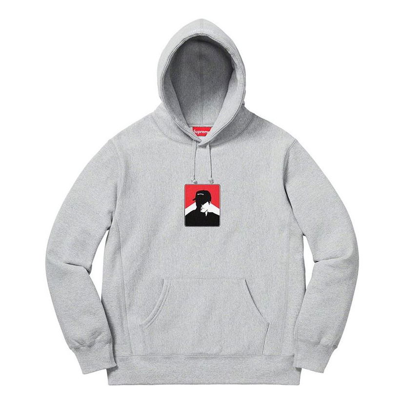 Mikina Supreme Portrait Graphic Print Hoodie Šedá | SUP-FW20-014