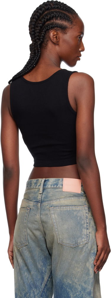 Tielko Vivienne Westwood Vivienne Westwood Cropped Rib Tank Top Čierna | 1G010011-J009C-, 2