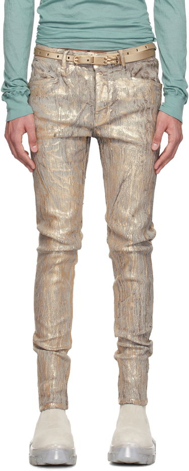 Džínsy Rick Owens Rick Owens Hollywood Tyrone Jeans Metalická | RU01E5393 SGMC, 0