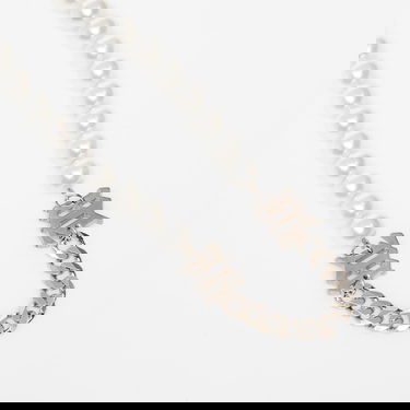 Náhrdelník MISBHV Pearl & Curb Link Choker Biela | 4021A042, 1