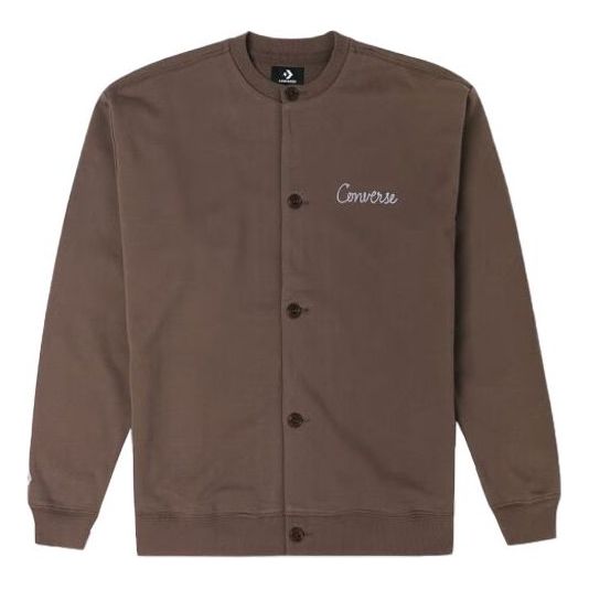 Sveter Converse Elevated Cardigan Pullover Hnedá | 10024582-A03