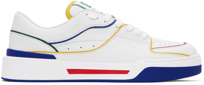 Tenisky a topánky Dolce & Gabbana White New Roma Sneakers Biela | CS2036AM997, 0