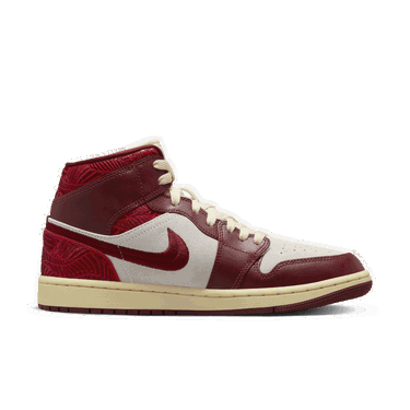 Tenisky a topánky Jordan Air Jordan 1 Mid SE "Tiki Leaf" W Vínová | DZ2820-601, 4