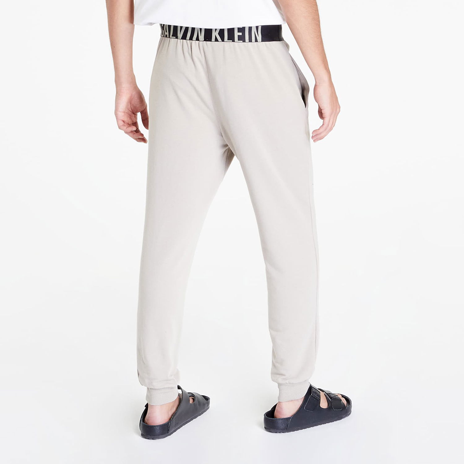 Tepláky CALVIN KLEIN Intense Power Lounge Jogger Winter Linen Béžová | NM1961E 5G4, 1