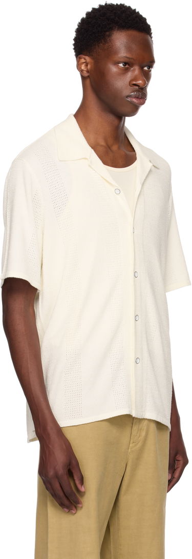 Košeľa rag & bone Rag & Bone Avery Zuma Knitted Shirt Modrá | MBS25P020NC20, 4