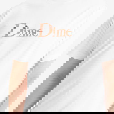 Tričko Dime Classic Shiny T-Shirt, Size Large Biela | DIME2SP2549WHT, 5