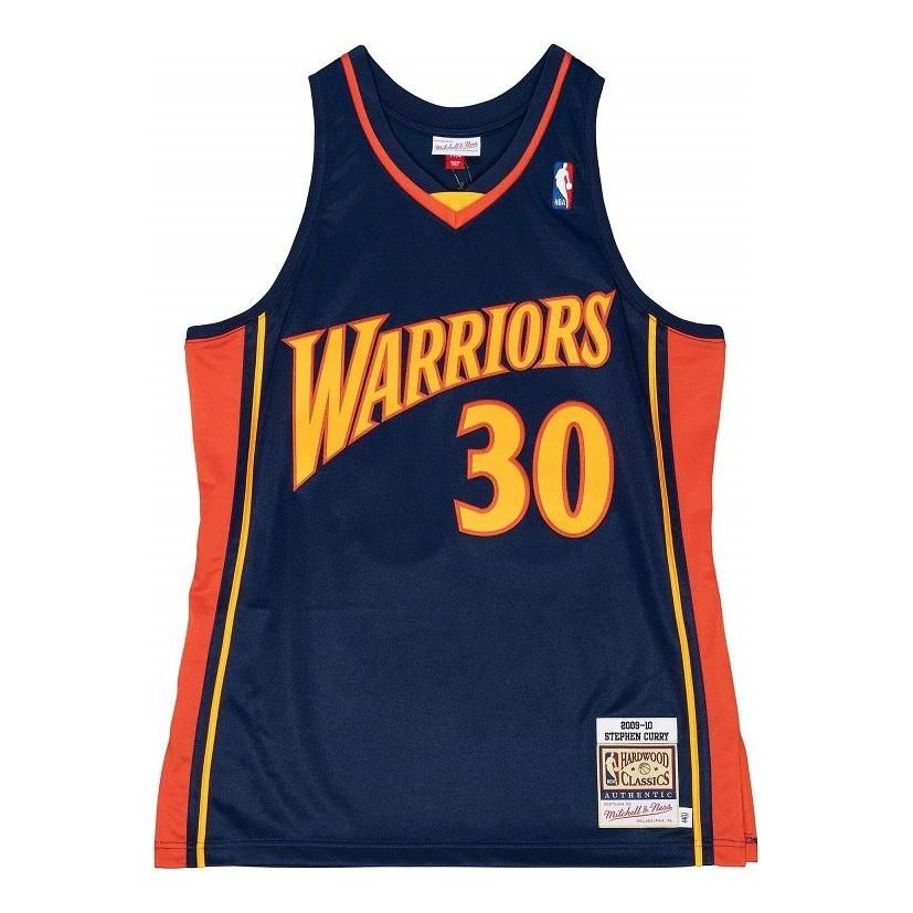 Dres Mitchell & Ness Warriors Stephen Curry Hardwood Classics Jersey Modrá | AJY4GS18084-GSWNAVY09SCU, 0