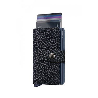 Peňaženka Secrid Slimwallet Giraffina Leather Wallet Navy | MGi-Blue, 1