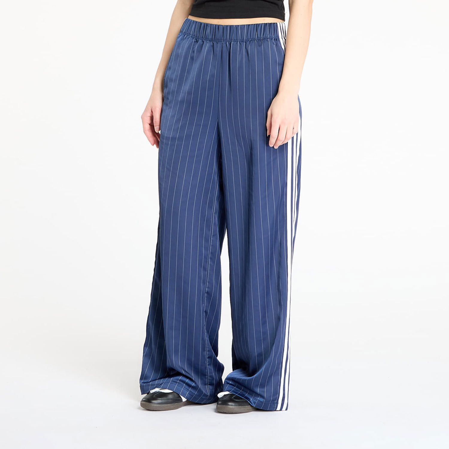Nohavice adidas Originals adidas Originals Wide Leg Joggers Modrá | KD2296, 0
