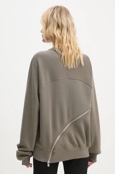 Mikina HELIOT EMIL Zipper Detail Sweatshirt Zelené | HE.M.08.054.DG23, 6