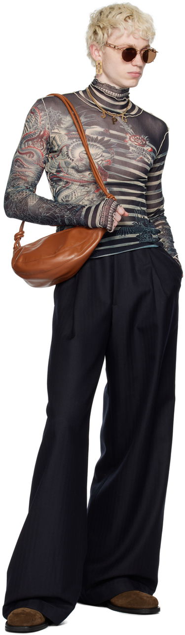 Košeľa Jean Paul Gaultier Gaultier Tattoo Print Turtleneck Béžová | 23/15-U-TO121-T537-595031, 4