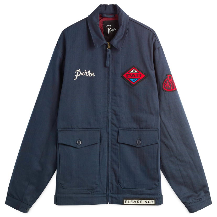 Bunda By Parra Parra Pumping Gas Jacket, Size Large Navy | 54255-NBL