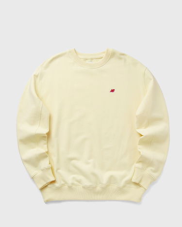 Mikina New Balance Crewneck Sweatshirt Žltá | MT43541-CAU, 2