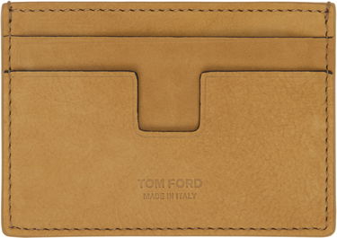 Peňaženka Tom Ford TOM FORD Nubuck Money Clip Card Holder Hnedá | Y0341-LCL449G, 2