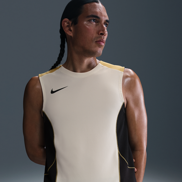 Tielko Nike Nike Strike+ Dri-FIT Sleeveless Soccer Jersey Béžová | HJ4193-110, 3