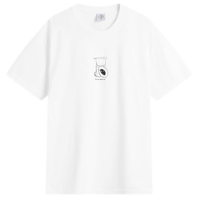 Tričko Polar Skate Co. Toilet Graphic T-Shirt Biela | PSC-W25-26-WHT