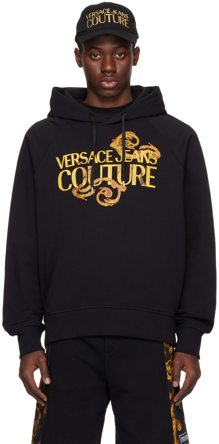 Mikina Versace Couture Black Baroque Hoodie Čierna | E76GAIG00_ECF01G, 0